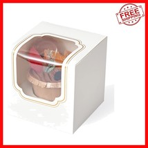 Versatile 50-Count Gold Cupcake Boxes with Clear Display Window - Eco-Fr... - $715.68 MXN