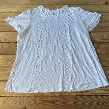laurie felt NWOT Women’s flutter sleeve t Shirt Size XL white t12 - £11.59 GBP