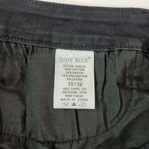 Judy Blue JB88239 Capri Fit Women's Size 15/32 Black Cotton Blend Pants (34×20) image 4