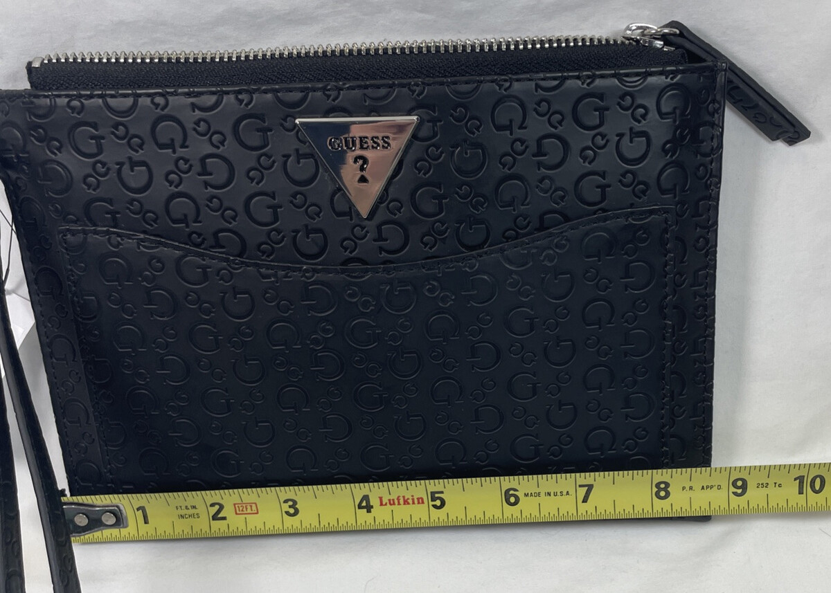 Guess Lathan SLG Wristlet Handbag Wallet - Black W/wrislet Strap Item image 10
