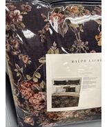 Ralph Lauren ELYSE Eggplant Floral Plum Purple F/Queen Comforter ~New~ - $210.00