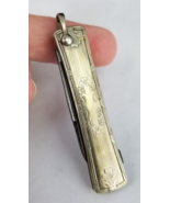 antique 10k or 14k GOLD filled pocket knife Hayward ESTATE SALE monogram - $927.89 MXN
