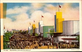 Vintage Linen Postcard -Electrical Group Century Of Progress Chicago 1934 -BK32 - £1.59 GBP
