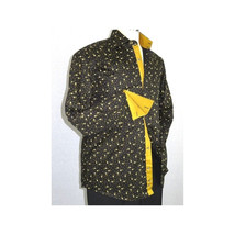 Men Shirt J.Valintin Turkey Usa Egyptian Cotton Axxess Style 2Z50-06 Black image 4