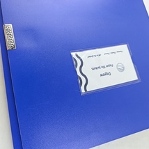 Dqyew Paper File Jackets - Durable A4 Document Folders,  Waterproof & Reusable image 3