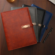 Refillable A5 PU Leather Vintage Journal Notebook Lined Paper Writing Diary 180P - £23.17 GBP
