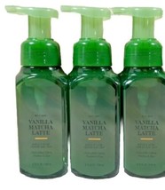 Vanilla Matcha Latte Gentle Foaming Hand Soap Bath &amp; Body Works 8.75 Oz - 3 Pack - £20.16 GBP