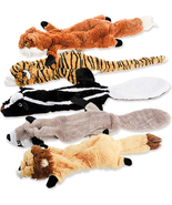 Dog Squeak Toys, No Stuffing Plush Dogs Chew Toy Bundle for Small Medium... - $501.80 MXN