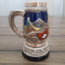 Vintage Ceramic Switzerland Musical Beer Stein - £31.65 GBP