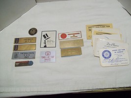 Lot of 10 Vintage 1960s SCCA &amp; other Car Rally Show Dash Plaque Chicago ... - $59.39