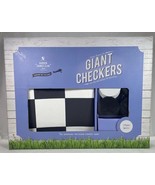 Giant Checkers Game 36&quot;x36&quot; Mat ~ Garden Games Club ~ Easy Clean - $14.80