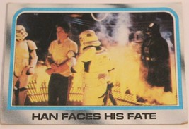 Vintage Empire Strikes Back Trading Card #202 Han Faces His Fate 1980 - £1.55 GBP