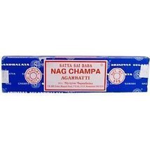 Satya Sai Baba Nag Champa Incense - 3 Packs, 40 Grams per Pack - $17.99