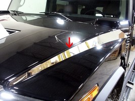 For 2003-2009 Hummer H2 Stainless Steel Chrome 2PC Hood Accent Trim - $119.99