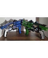 (2) Silverlit Laser Tag MAD 2.0 Gun Green and Blue Blasters L.M.II Lazer... - $1,106.09 MXN