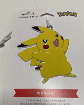 Hallmark 2022 Pokemon Pikachu Metal Christmas Ornament NEW, FUN!! - $8.90