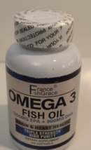 France Grace Omega 3 Fish Oil 1200mg EPA + 900mg DHA 120 Gels EXP 09/2025 New - £26.68 GBP