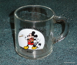 Magician Mickey Mouse Glass Cup With Handle - Disney Collectible Christmas Gift! - £3.92 GBP