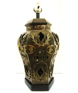 Hollywood Regency Morris Greenspan Pierced Brass Chinoiserie Octagon Tab... - €213,37 EUR
