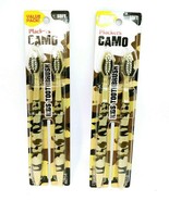 Plackers Camo Tooth Brushes KIDS Set of 2 Pack Total of 4 Ages 5-8 New SOFT - £8.71 GBP