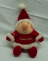 Vintage Christmas &quot;I Love You&quot; Santa Ziggy 4&quot; Plush Stuffed Doll Toy 1988 - £14.64 GBP