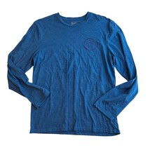 Original Penguin Blue Long Sleeve Soft Tee Tshirt Mens Medium - £11.98 GBP