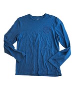 Original Penguin Blue Long Sleeve Soft Tee Tshirt Mens Medium - £11.96 GBP