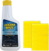 Cerama Bryte Combo Kit Pads &amp; Removes Tough Stains Cooktop and Stove Top... - $15.22