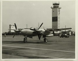Vintage US Military Carswell Air Force Base WWII Air Corps War Plane Photo - $19.69