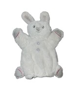 Blankets and Beyond Plush Bunny Rabbit Lovey Puppet White Security Blank... - £6.58 GBP