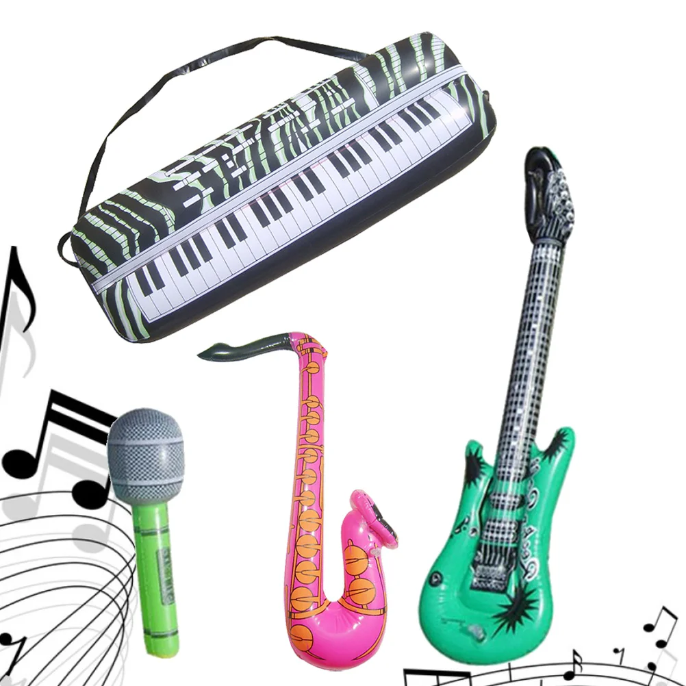 Inflatable Musical Band Instruments Cool and Fun Inflatable Musical Instruments - £16.36 GBP