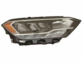 Fit Volkswagen Jetta 2019 2020 Right Head Light Headlight W/O Black Edge - £403.59 GBP