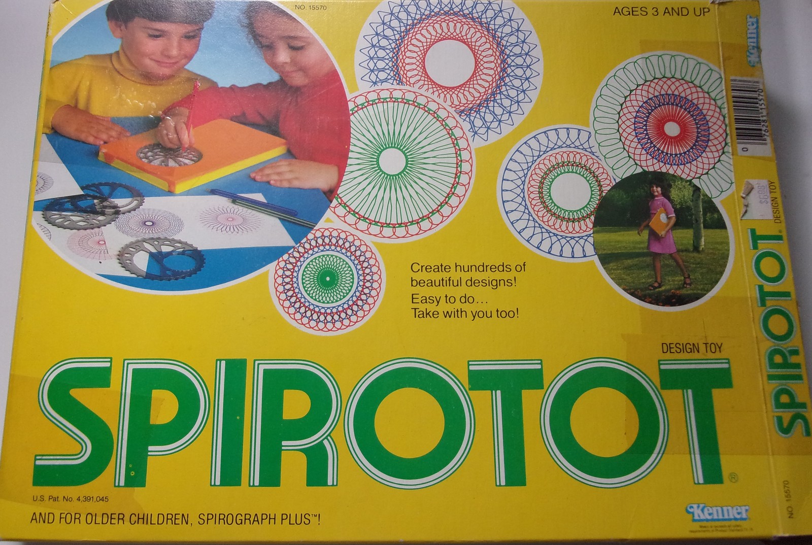 Vintage Kenner Spirotot Design Toy 1984 - $9.99