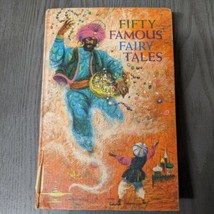 Fifty Famous Fairy Tales Book Golden Classics Hardcover Illustrated - Robert Lee - £7.09 GBP