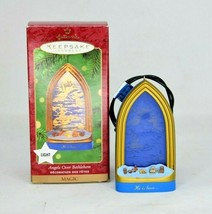 Angels Over Bethlehem &quot;He Is Born&quot; Light Hallmark Keepsake Ornament 2000 - £7.76 GBP