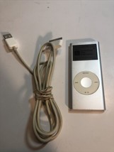 Apple iPod Nano 2nd Generation Silver 2GB A1199 MA477LL/A MP3 Player - £18.58 GBP