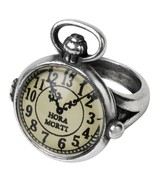LAST CHANCE! Uncle Albert&#39;s Time Piece Ring Hour of Death Steampunk Alch... - £18.72 GBP