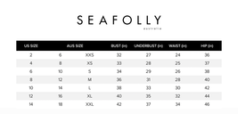 Seafolly Collective Cross Back One Piece Size 4 - $46.53