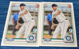 x2 2020 Bowman Draft Connor Phillips BD-71 1st Edition Seattle Mariners - $0.99