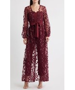 Julian Jordan JJ39977 Floral Overlay Jacket Belted Jumpsuit SZ 12 ($268)... - €160,70 EUR Julian Jordan JJ39977 Floral Overlay Jacket Belted Jumpsuit SZ 12 ($268)... - €160,70 EUR