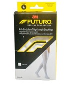 3M Futuro Medical compression Anti-embolism Thigh Length stocking White ... - $742.55 MXN