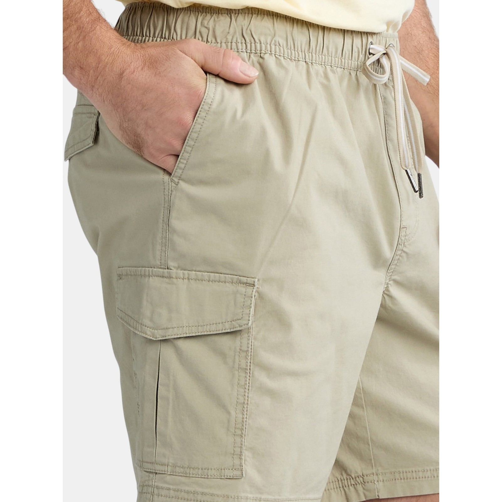 George Men's Pull On Cargo Shorts, 8" Inseam, Beige Size 2XL (44-46) Item image 3
