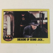 Batman 1989 Trading Card #174 Sneaking Up Behind Jack - $1.97