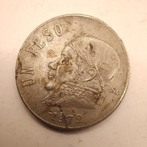 1972 Mexico Un 1 Peso José Maria Teclo Morelos y Pavón Eagle Mexican Wor... - $4.50
