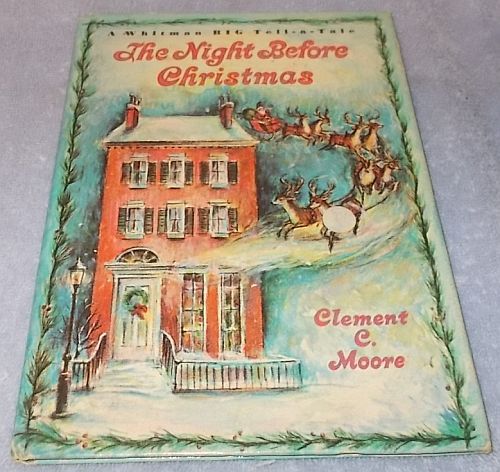 Whitman Big Tell a Tale Book The Night Before Christmas 1965 Clement ...