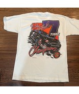 Dale Earnhardt 3 Competitors View Mens T-Shirt White Crew Neck 100% Cott... - $47.48 CAD