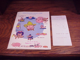 1986 Sweetwater County Fair Program, from Rock Springs, Wyoming, plus other - $9.95