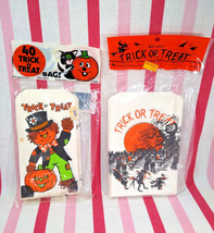 Vintage NOS Topstone &amp; Fun World Halloween 55pc Trick or Treat Paper Can... - £22.38 GBP