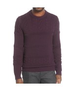 Ted Baker London Men&#39;s Marbal Multi Stitch Cable Knit Crew Sweater Deep ... - £27.34 GBP
