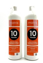 Matrix 10 Volume Cream Developer Use With SoColor Lighteners 16 oz-2 Pack - £25.66 GBP